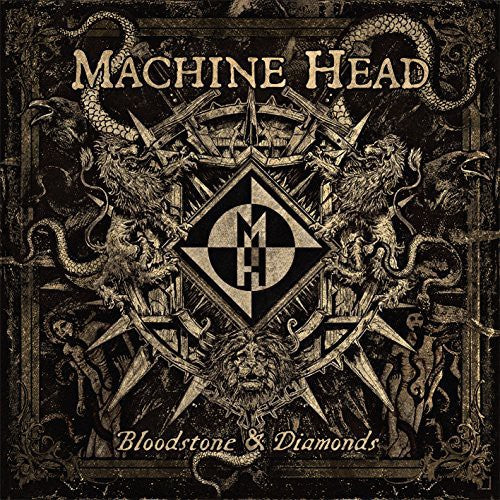the album cover for Machine Head - Bloodstone & Diamonds