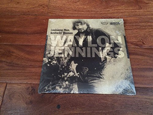the album cover for Waylon Jennings - Lousiana Man & Kentucky Woman