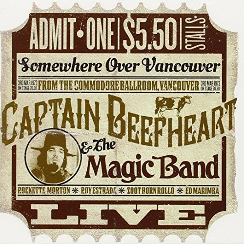the album cover for Captain Beefheart - Commodore Ballroom Vancouver 1981