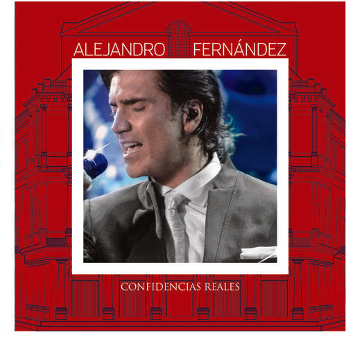 the album cover for Alejandro Fernandez - Confidencias Reales