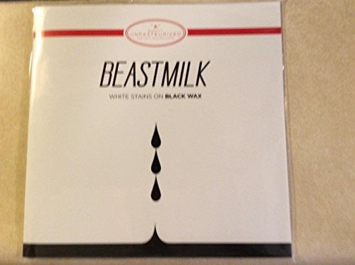 the album cover for Beastmilk - White Stains on Black Wax