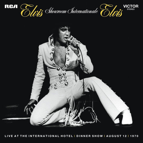 the album cover for Elvis Presley - Showroom Internationale
