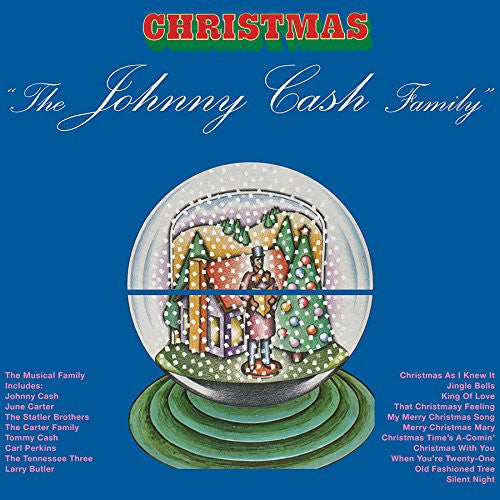 the album cover for Johnny Cash - Christmas - The Johnny Cash Family [Limited Edition Vinyl]