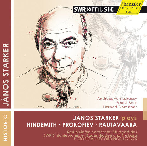the album cover for Hindemith / Prokofiev / Starker / Lukacsy / Bour - Janos Starker Plays Hindemith Prokofiev &