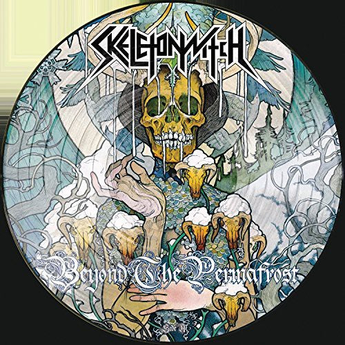the album cover for Skeletonwitch - Beyond the Permafrost [Limited Edition Picture Disc Vinyl]