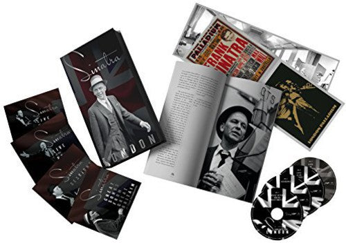 the album cover for Frank Sinatra - Sinatra: London [3CD/1DVD Box Set]