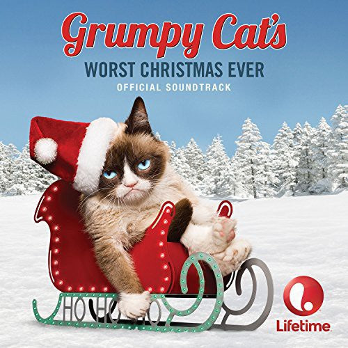 the album cover for Grumpy Cat - Grumpy Cat's Worst Christmas Ever [Soundtrack]