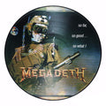 the album cover for Megadeth - So Far, So Good, So What [Limited Edition Picture Disc Vinyl]