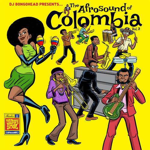 the album cover for Afrosound Of Colombia 2 / Various - Various Artist : Afrosound of Colombia 2