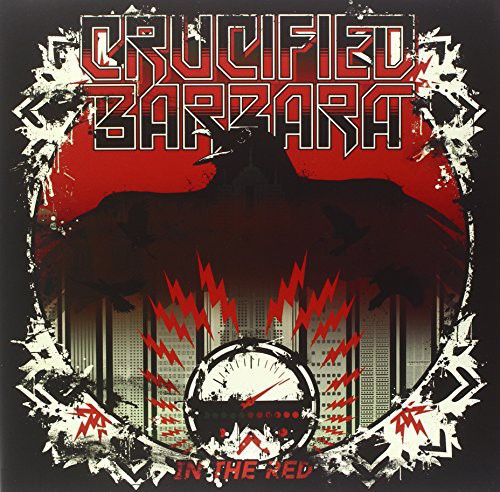 the album cover for Crucified Barbara - In the Red