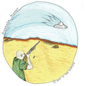 the album cover for Diarrhea Planet - Aliens in the Outfield