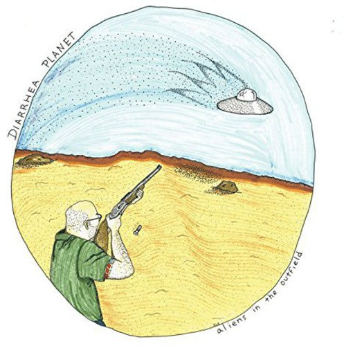 the album cover for Diarrhea Planet - Aliens in the Outfield