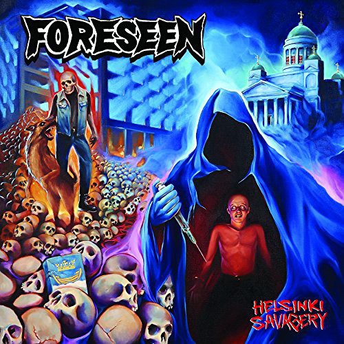 the album cover for Foreseen Hki - Helsinki Savagery