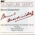 the album cover for Rachmaninov / Moiseiwitsch - Complete Rachmaninov Recordings 1937-43
