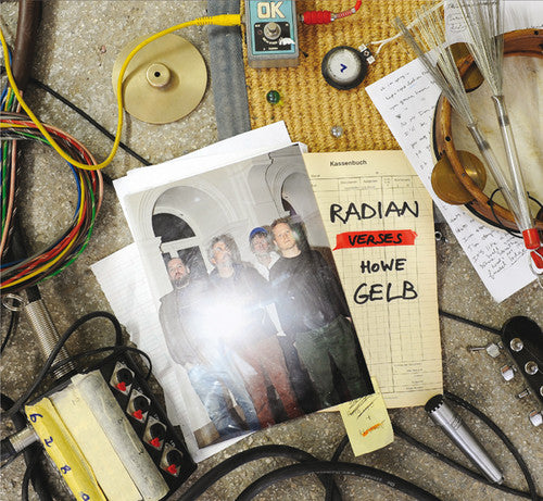 the album cover for Radian / Howe Gelb - Radian Verses Howe Gelb