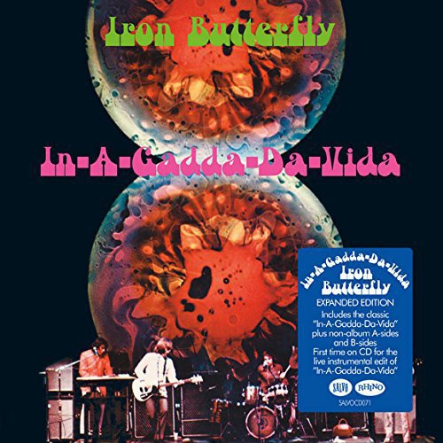 the album cover for Iron Butterfly - In-A-Gadda-Da-Vida