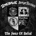 the album cover for Tenebrae / Panzerbastard - Sons of Belial
