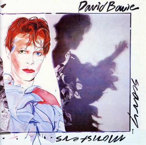 the album cover for David Bowie - Scary Monsters