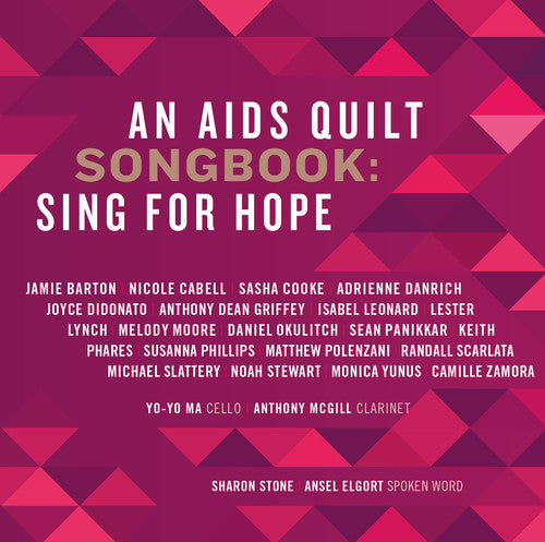 the album cover for Oldham / Chesley / De La Mare / Gordon / Hersch - Aids Quilt Song Book-Sing For Hope