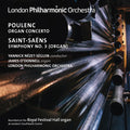 the album cover for Poulenc / Saint-Saens - Organ Con-Saint-Saens: Sym 3 Organ