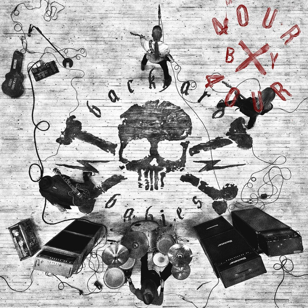 the album cover for Backyard Babies - Four By Four