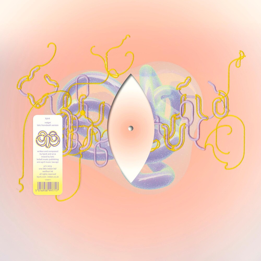 the album cover for Bjork - Notget (Lotic Fromdeath Version) [Limited Edition Vinyl]