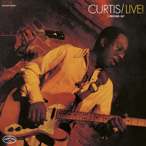 the album cover for Curtis Mayfield - Curtis / Live (Uk)