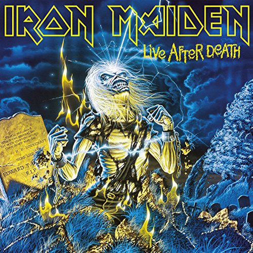 the album cover for Iron Maiden - Live After Death [Import Vinyl]