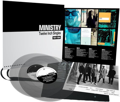 the album cover for Ministry - Twelve Inch Singles (Exp)
