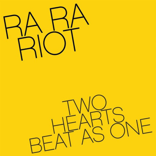 the album cover for Ra Ra Riot - Two Hearts Beat As One / Wilderness [Colored Vinyl]