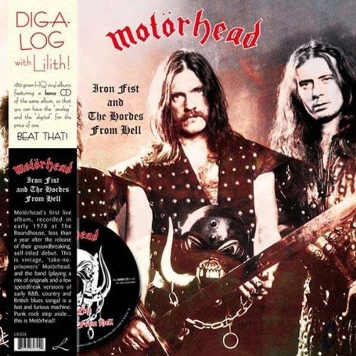 the album cover for Motörhead - Iron Fist & the Hordes from Hell