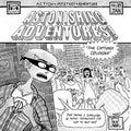 the album cover for Joanna Gruesome / Perfect Pussy - Astonishing Adventures