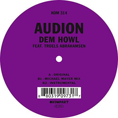 the album cover for Audion - Dem Howl