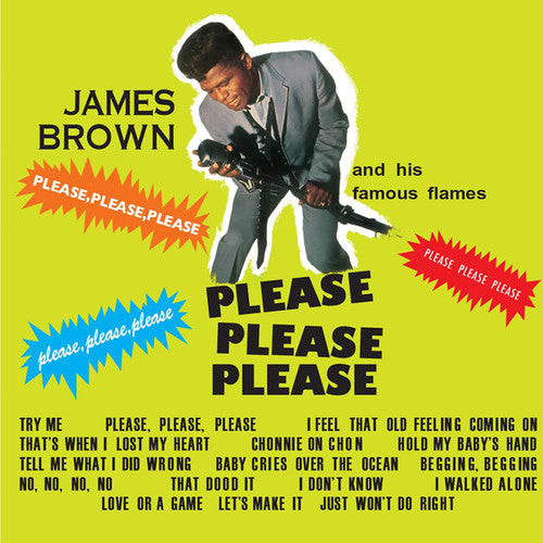 the album cover for James Brown - Please Please Please