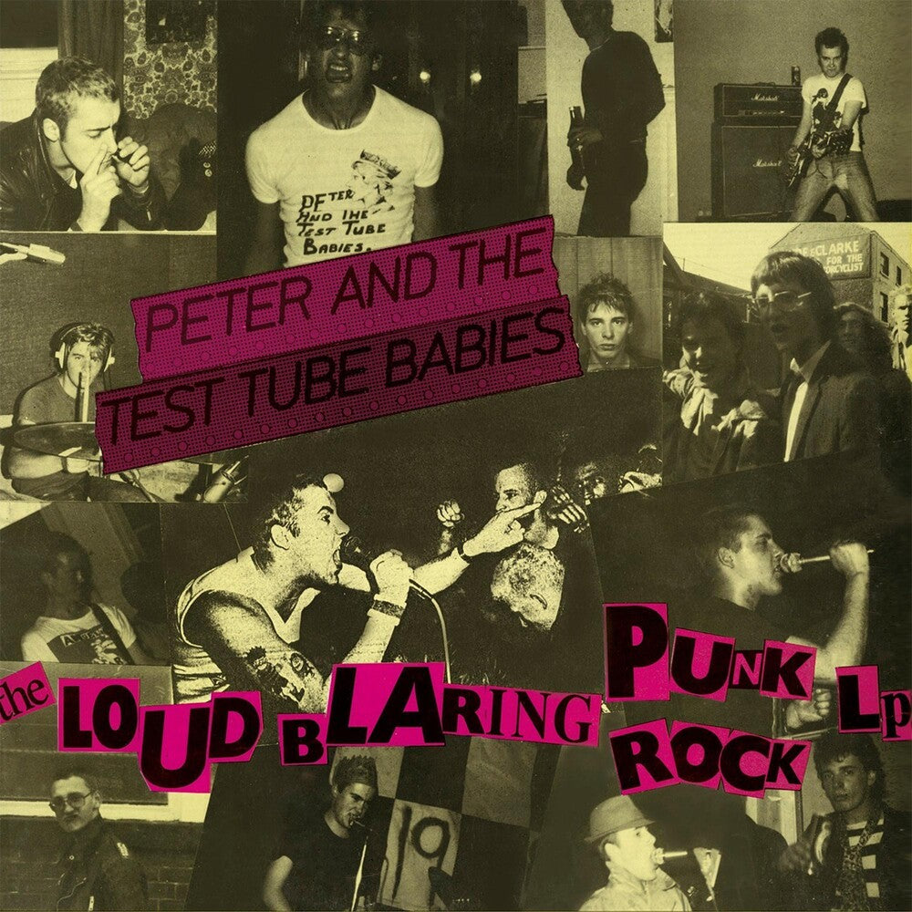 the album cover for Peter & Test Tube Babies - Loud Blaring Punk Rock