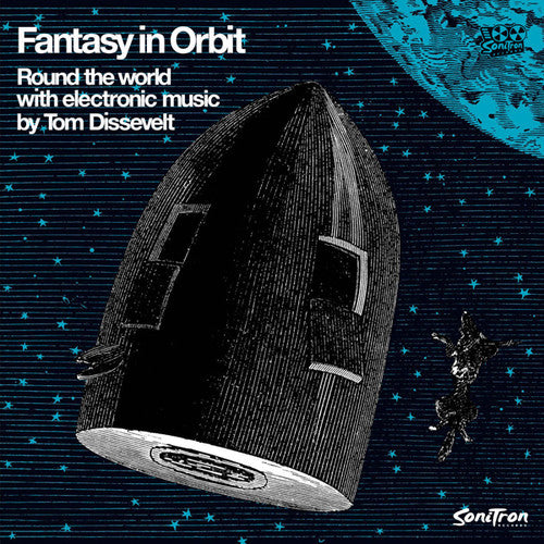 the album cover for Tom Dissevelt - Fantasy in Orbit: Round the World with Electronic