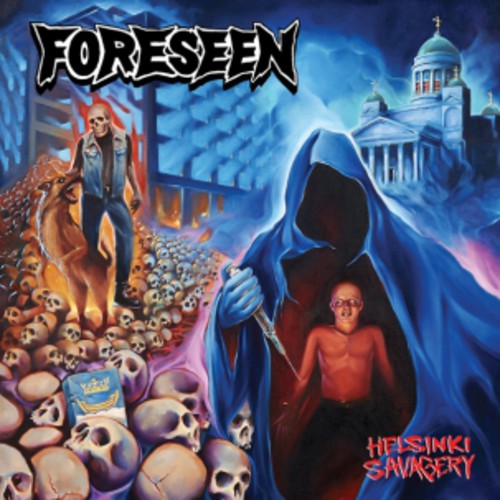 the album cover for Foreseen Hki - Helsinki Savagery