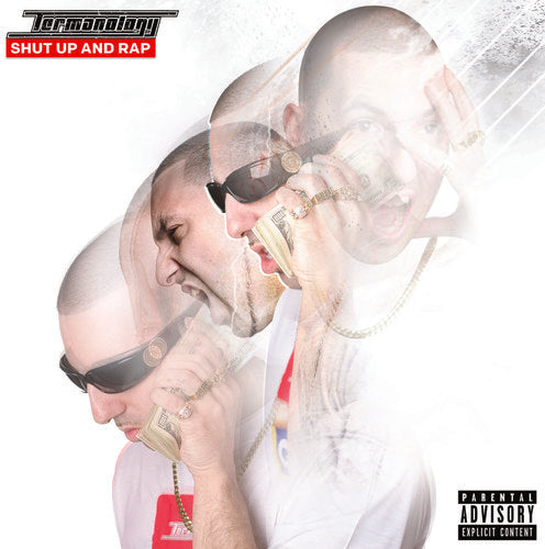 the album cover for Termanology - Shut Up and Rap