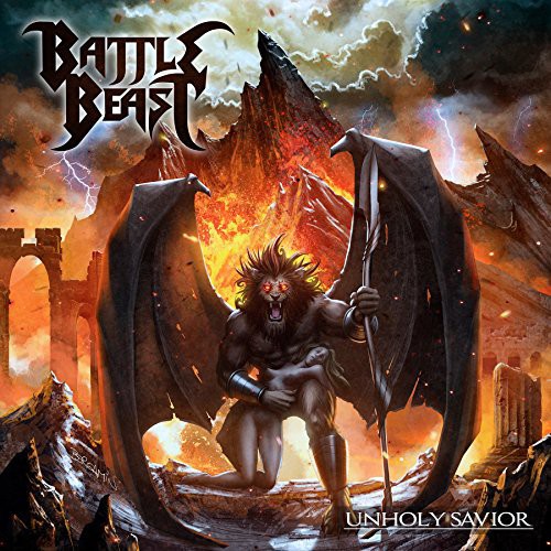 the album cover for Battle Beast - Unholy Savior