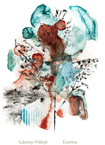 the album cover for Lubomyr Melnyk - Evertina
