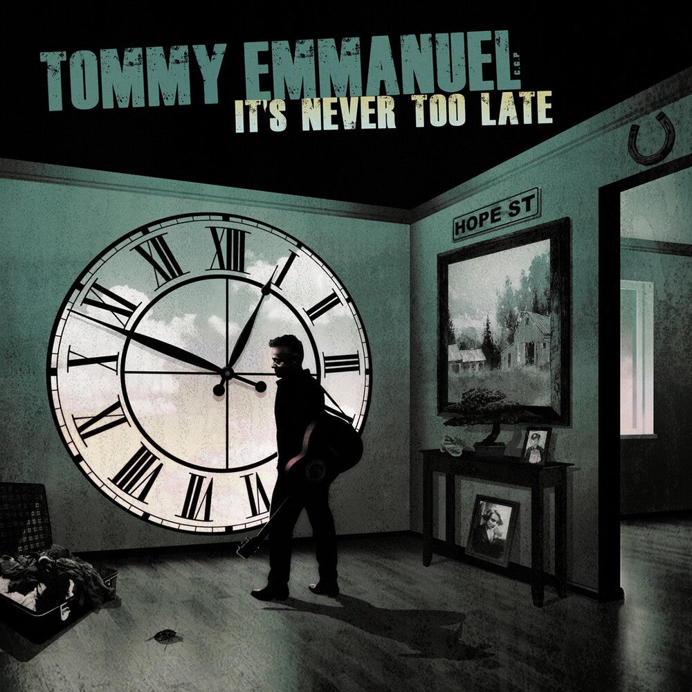 the album cover for Tommy Emmanuel - It's Never Too Late [Vinyl]