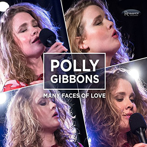 the album cover for Polly Gibbons - Many Faces of Love