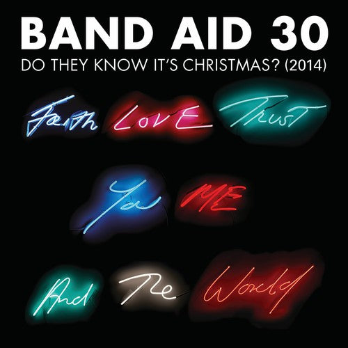 the album cover for Band Aid 30 - Do They Know It's Christmas? (2014) [Single]