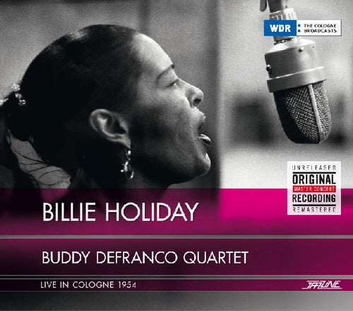 the album cover for Billie Holiday - Live in Cologne 1954