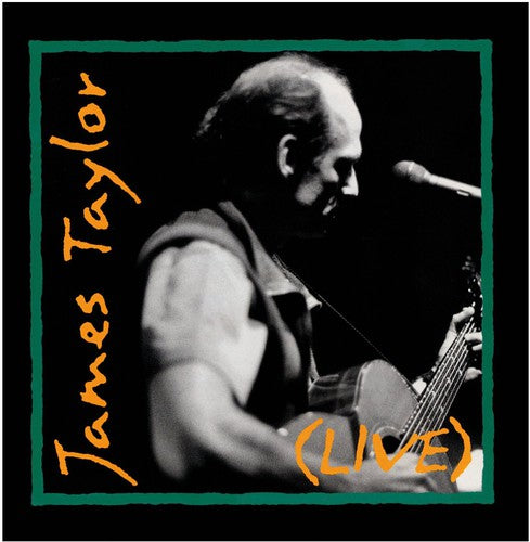 the album cover for James Taylor - Live