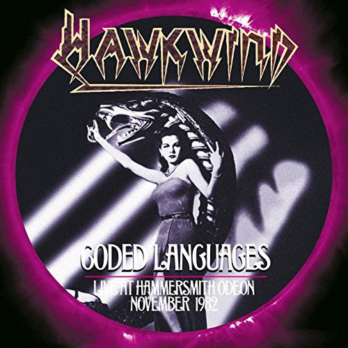 the album cover for Hawkwind - Coded Languages: Live at Hammersmith