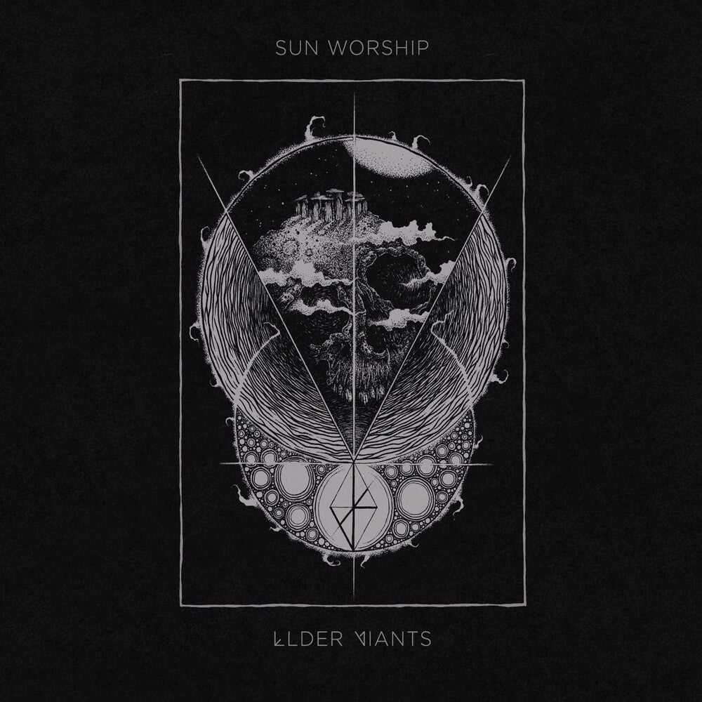 the album cover for Sun Worship - Elder Giants