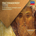 the album cover for Korniev / St Petersburg Chamber Choir - Virtuoso: Rachmaninov Vespers - All Night Vigil