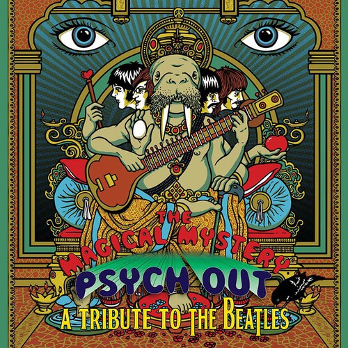 the album cover for Magical Mystery Psych-Out - A Tribute To The / Var - Magical Mystery Psych-Out - A Tribute To The / Var