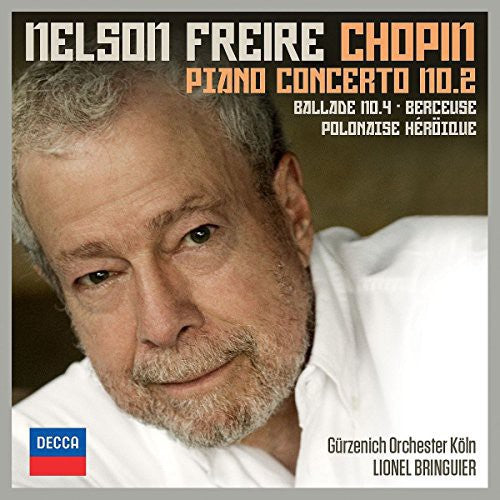 the album cover for Freire / Bringuier / Gurzenich-Orchester Koln - Chopin: Piano Concerto No 2 / Ballade No 4